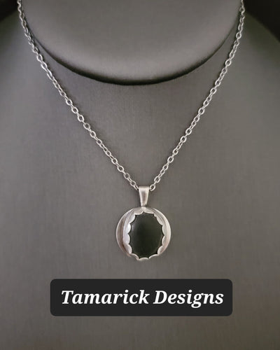 Great Lakes 18mm sterling necklace SOLD