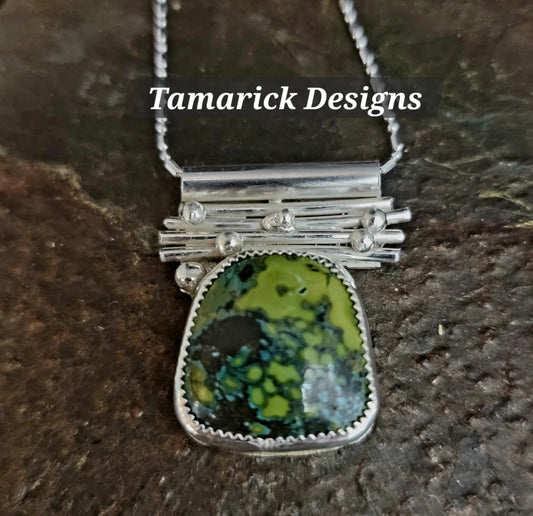 Hubei Turquoise Sterling Necklace