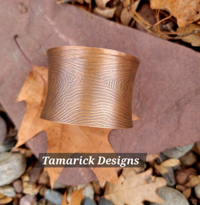 Copper Tree Ring Cuff Bracelet