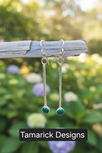 Malachite Dangle Earrings