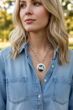 White Buffalo stone Sterling Necklace