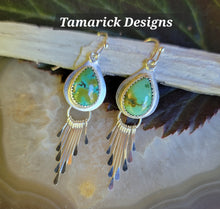 Hubei Turquoise dangle earrings