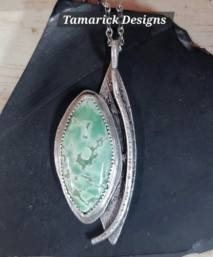 Variscite Sterling Silver Necklace