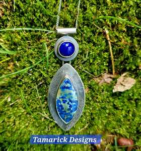 Azurite Chrysocolla Necklace