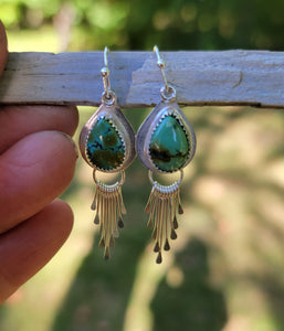 Hubei Turquoise dangle earrings