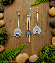 Blue Kyanite Dangle Earrings