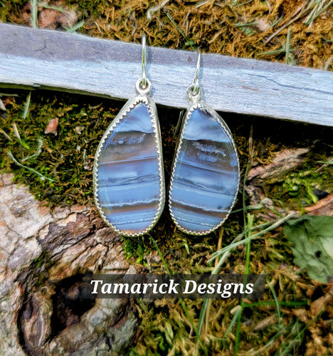 Owyhee Blue Opal Jasper Earrings SOLD