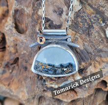 Maligano jasper, citrine & Sterling Necklace SOLD