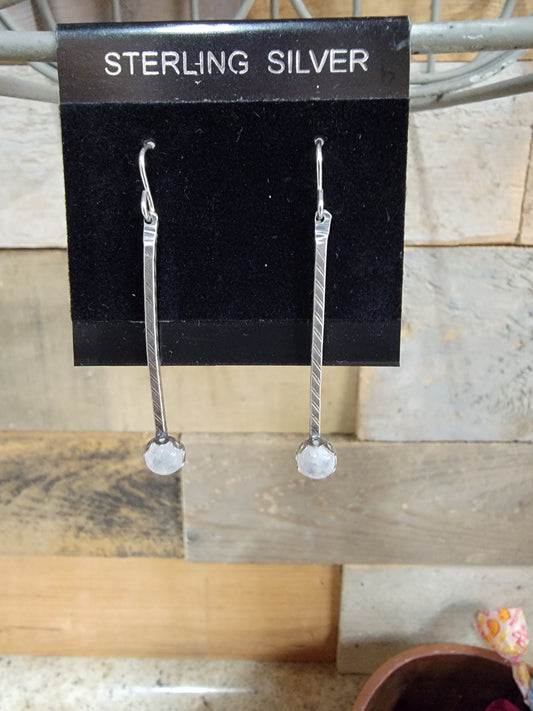 Moonstone and Sterling Silver earrings
