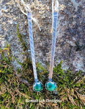 Malachite and Sterling Silver Earrings