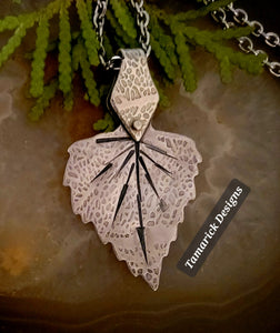 Sterling Leaf necklace